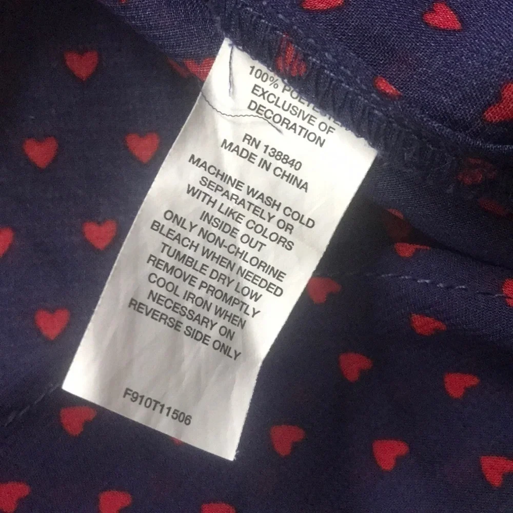 KidPik purple button front shirt‎ with hearts EUC girls size 12